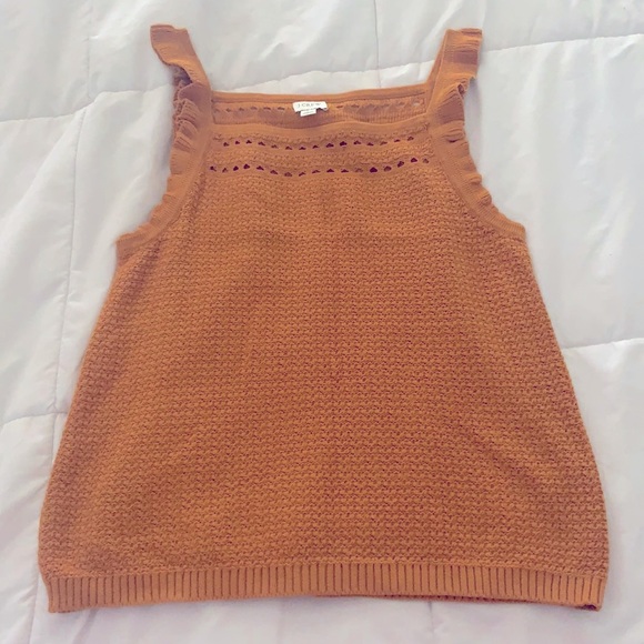 J. Crew Tops - J. Crew mustard crochet top